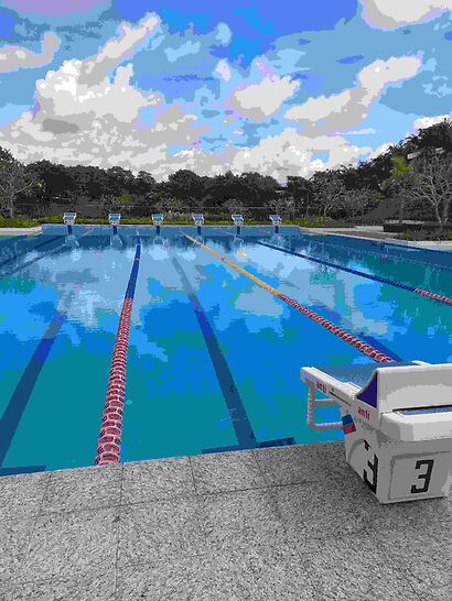 Jet-Flo Pool Racing Lane 25m